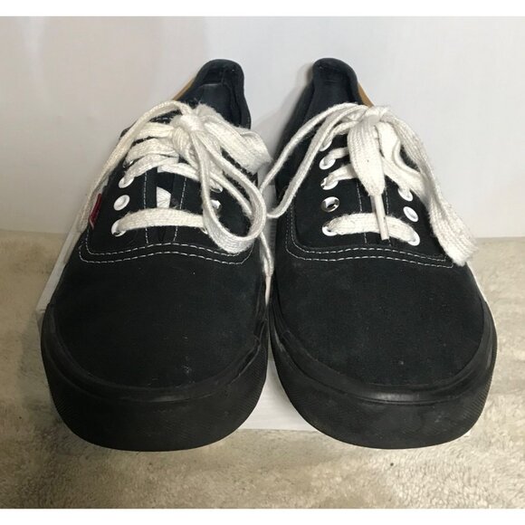 Levis Shoes Mens Dark Navy Canvas Comfort Sneakers Size 8.5 Lace-Up 51541940A - Picture 5 of 11
